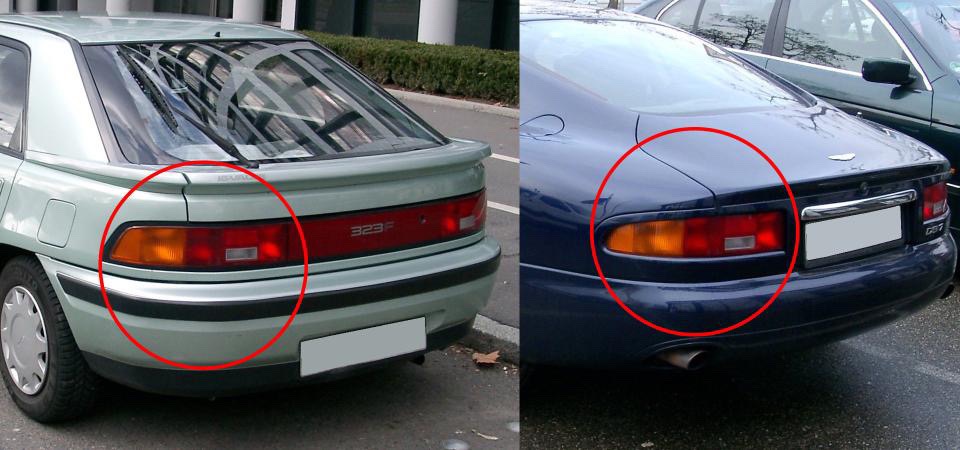 The Mazda 323 is really just an Aston Martin DB7 in a Suit