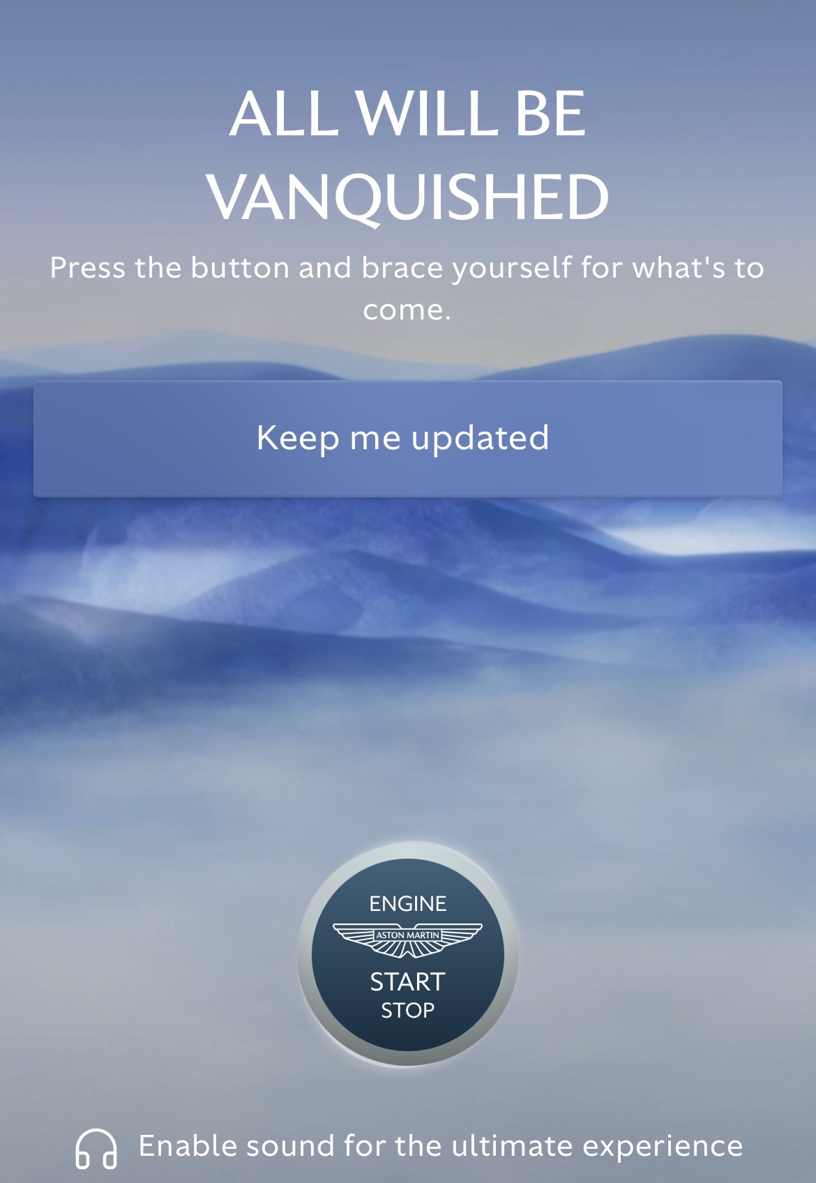 Aston Martin Threatens to Wipe Out Humanity (in about two weeks)