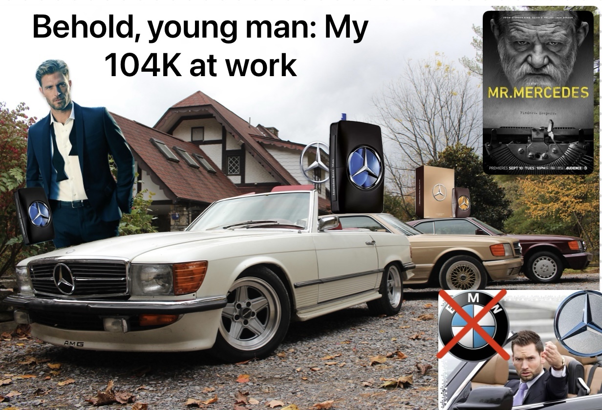 1973 Mercedes 450SL “AMG” r107 – Your Eyes Doth Deceive